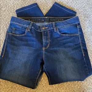 Articles of Society dark blue skinny jeans